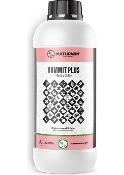 Naturwın Hummit Plus Sıvı Köklendirici Gübre 1 Litre