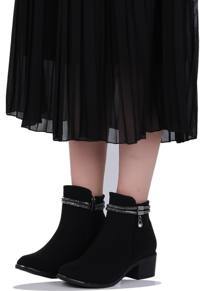 Mp 242-2226ZN Siyah Kadın 6cm Topuklu Bot fiyatları