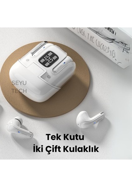 Dx-Duo Bluetooth Kulaklık Gürültü Engelleme&şeffaf Mod Ios ve Android Tüm Telefonlarauyumlu