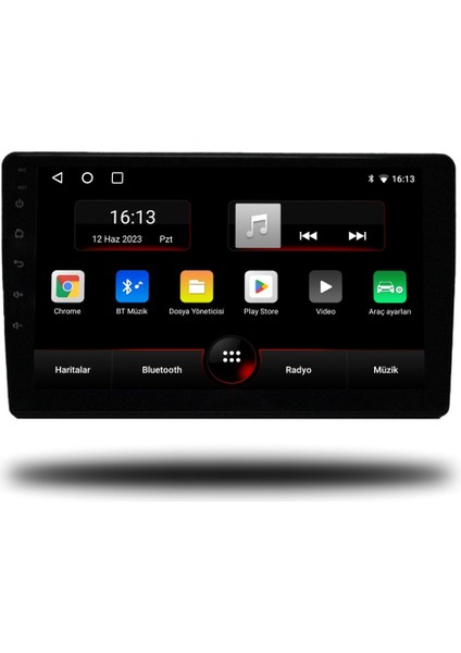 Peugeot 407 Android 4gb Ram 64GB Rom 8 Çekirdek Carplay Multimedya