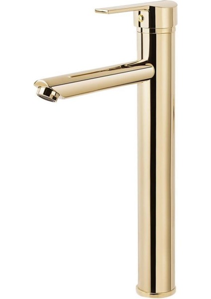 TUA Armatur Yüksek Lavabo Bataryası Çanak Lavabo Bataryası Altın Gold Banyo Musluk fiyatları