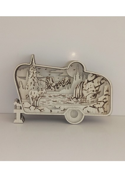 Ahşap Mdf Çok Katmanlı Karavan Dekoratif Obje