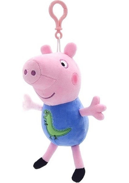 Peppa George Peluş Bebek Çocuk Okul Çantası Peluş Kolye (Yurt Dışından)