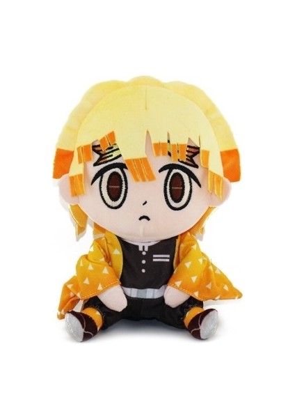 20CM Zenitsu Peluş Oyuncak Anime Demon Slayer: Kimetsu No Yaiba Bebeği (Yurt Dışından)