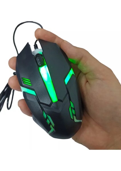 Thunder Rgb Kablolu 7 Renk Modu Gaming Oyuncu Mouse Optik