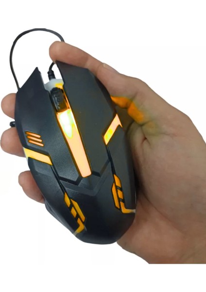 Thunder Rgb Kablolu 7 Renk Modu Gaming Oyuncu Mouse Optik