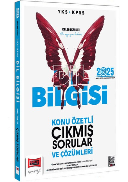 2025 YKS KPSS Kelebek Serisi Dil Bilgisi Konu Özetli Çıkmış Sorular ve Çözümleri