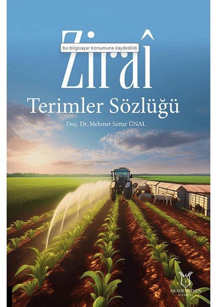 Zirai Terimler Sözlüğü - Mehmet Settar Ünal