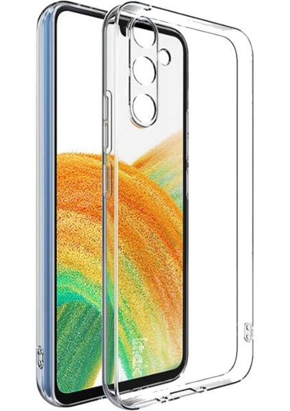 Samsung A34 Şeffaf Kılıf Kamera Korumalı Soket Tıpalı