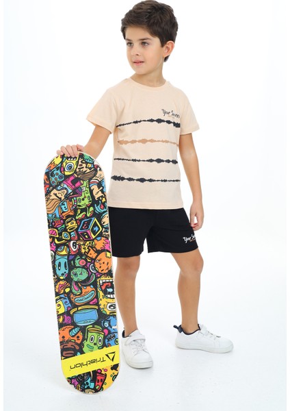 Erkek Çocuk Baskılı Şortlu Takım fiyatları
