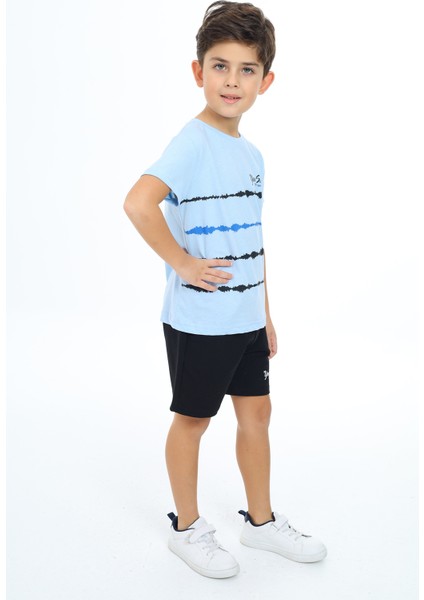 Erkek Çocuk Baskılı Şortlu Takım fırsatları