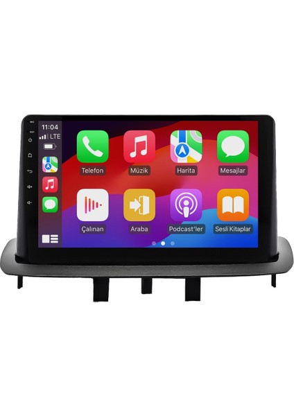 Renault Fluence Android 8gb Ram 128GB Rom 8 Çekirdek Carplay Multimeda