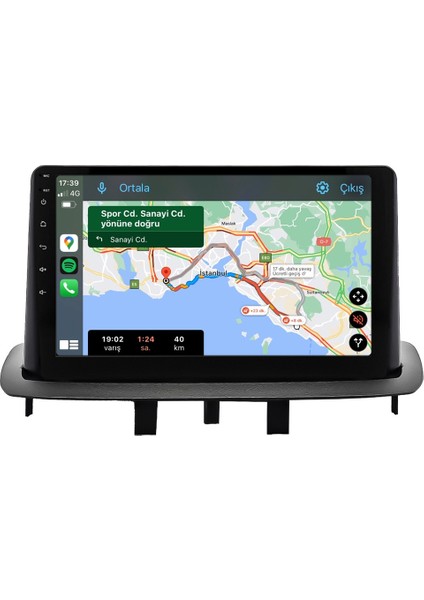 Renault Fluence Android 8gb Ram 128GB Rom 8 Çekirdek Carplay Multimeda