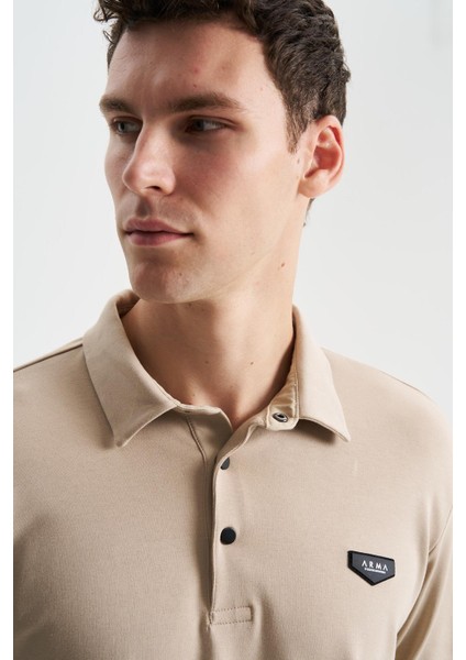 Erkek Slim Fit Çıt Çıt Düğmeli Polo Yaka İnterlok Sweatshirt K28564988101 fiyatları