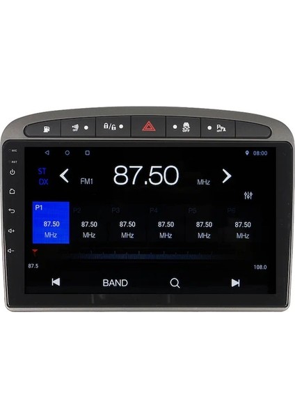 Peugeot 308 Android 4gb Ram 64GB Rom 8 Çekirdek Carplay Multimedya