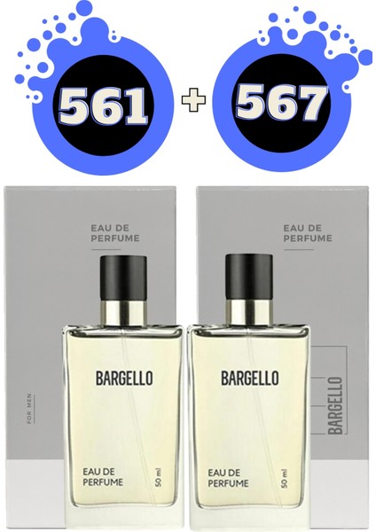 561 Edp Fresh 50 ml + 567 Edp Fresh 50 ml Erkek Parfüm Seti