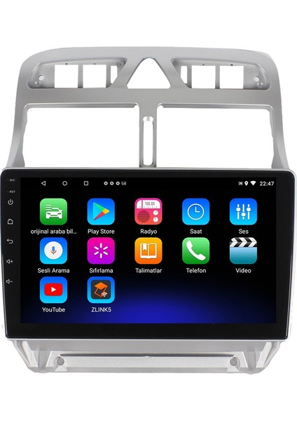 Peugeot 307 Android 8gb Ram 128GB Rom 8 Çekirdek Carplay Multimedya