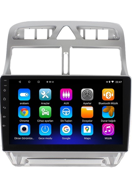 Peugeot 307 Android 8gb Ram 128GB Rom 8 Çekirdek Carplay Multimedya