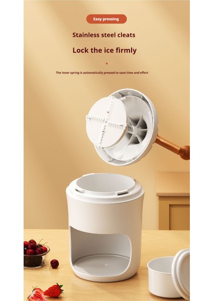 QWE-13MANUEL Buz Kırıcı Smoothies Buz Kırıcı 2x Buz Kutusu Kalıp ile Traşlanmış Buz Makinesi Mutfak Aletleri Için Buz Blender (Yurt Dışından) fırsatları