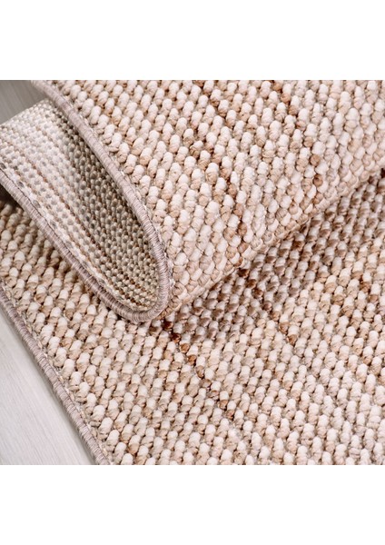 Polk Bej Bukle Örme Loop Antre Salon Mutfak Balkon Tozmaz Halı Yolluk Kilim fırsatları