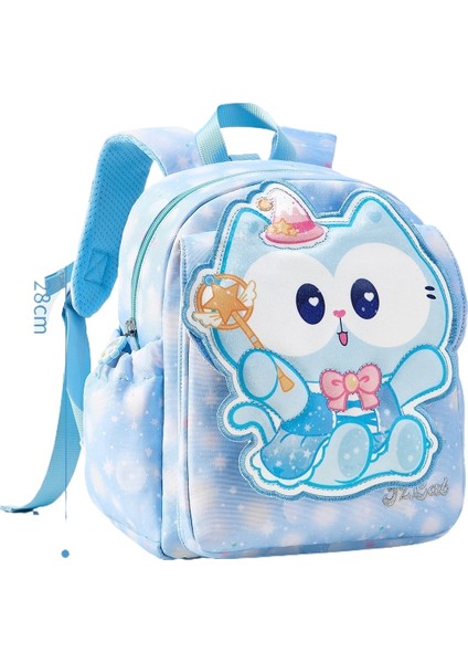 Qwe-13 Çocuk Okul Çantası, Anaokulu, Büyük, Orta ve Küçük Sınıf Karikatür Sırt Çantası, Kızın Sevimli Sırt Çantası (Yurt Dışından)