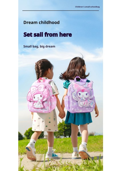 Qwe-13 Çocuk Okul Çantası, Anaokulu, Büyük, Orta ve Küçük Sınıf Karikatür Sırt Çantası, Kızın Sevimli Sırt Çantası (Yurt Dışından) indirimleri