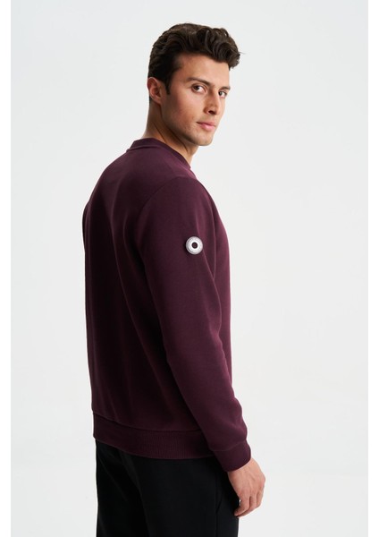 Erkek Regular Fit 3 İplik Şardonlu Yandan Tek Fermuar Cepli Bisiklet Yaka Sweatshirt K28124602101 indirimleri