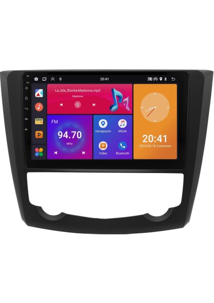 Renault Kadjar Android 6gb Ram 128GB Rom 8 Çekirdek Carplay Multimedya