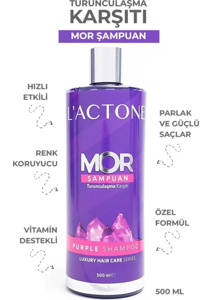 L'ACTONE Mor Şampuan