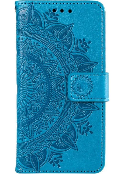 Google Piksel 9/9 Pro Totem Kabartma Cüzdan Kılıf Için Flip Case Pu Deri (Yurt Dışından)