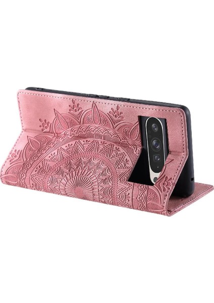 Google Piksel 9 Pro Xl Için Flip Case Yan Toka Pu Deri Kart Çevirme (Yurt Dışından)