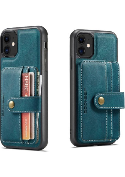 IPhone 11 Pro Manyetik Cüzdan Rfıd Engelleme Kablosuz Şarj Için Kılıf (Yurt Dışından)