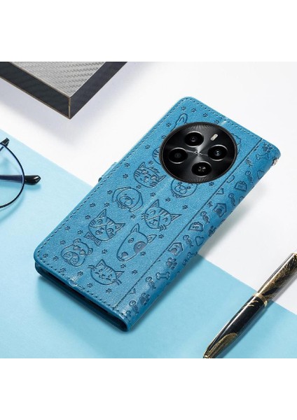 Realme 13 Flip Kapak Karikatür Hayvanlar Için Kılıf Kısa Kayış Deri Kılıf (Yurt Dışından) fırsatları