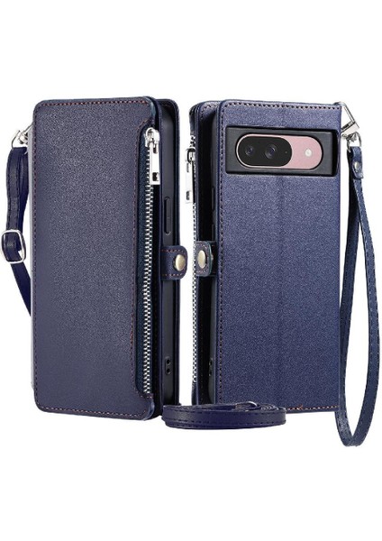 Google Piksel 9 Uzun Kordon Rfıd Engelleme Fermuar Faturaları Için Crossbody Durumda (Yurt Dışından)