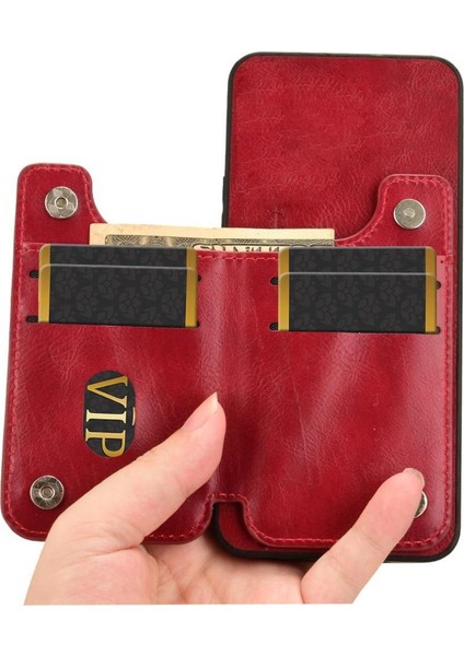 Infinix Sıfır 30 4g Vegan Pu Deri Kart Çanta Kart Yuvası Için Cüzdan Durumda (Yurt Dışından)