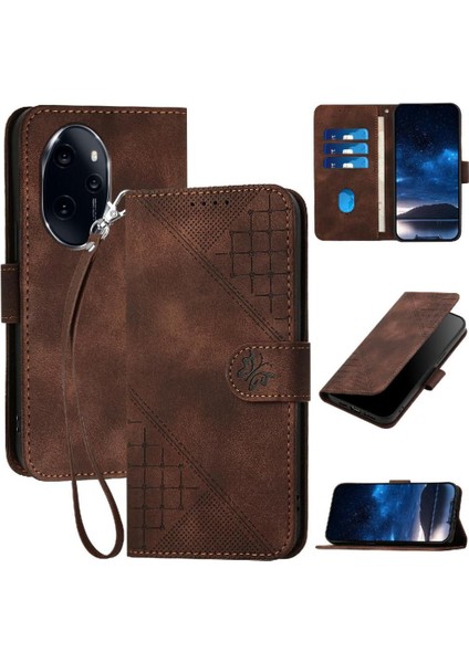 Onur Için Flip Case 100 Pro Yüksek Kalite Deri Telefon Kılıfı ile Kabartmalı (Yurt Dışından)