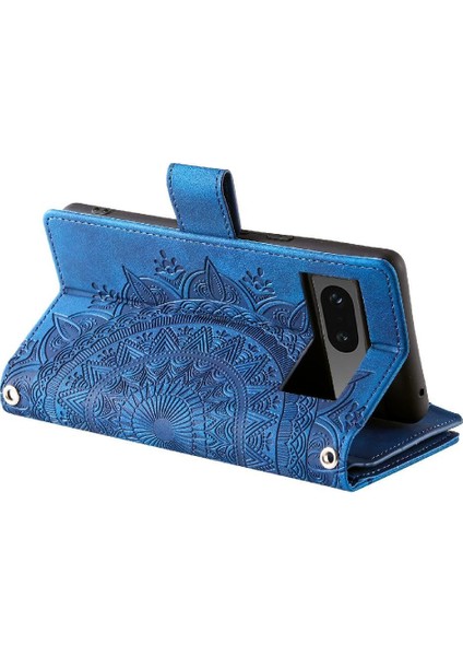 Google Piksel 9/9 Pro Kickstand Kart Tutucu Totem Cüzdan Için Flip Case (Yurt Dışından)