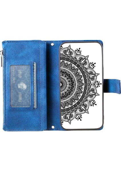 Google Piksel 9/9 Pro Kickstand Kart Tutucu Totem Cüzdan Için Flip Case (Yurt Dışından)