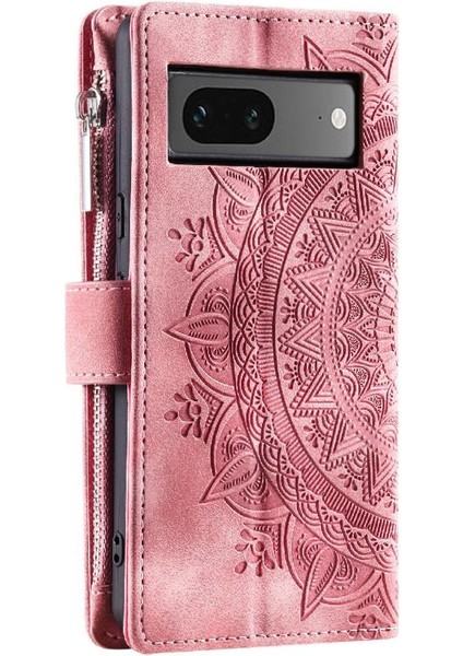 Google Piksel 9/9 Pro Kickstand Kart Tutucu Totem Cüzdan Için Flip Case (Yurt Dışından)