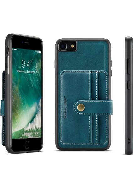 IPhone 7/8 Rfıd Engelleme Manyetik Cüzdan Kablosuz Şarj Için Kılıf (Yurt Dışından)