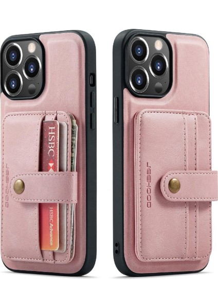 IPhone 13 Pro Cüzdan Manyetik Rfıd Engelleme Kablosuz Şarj Için Kılıf (Yurt Dışından)