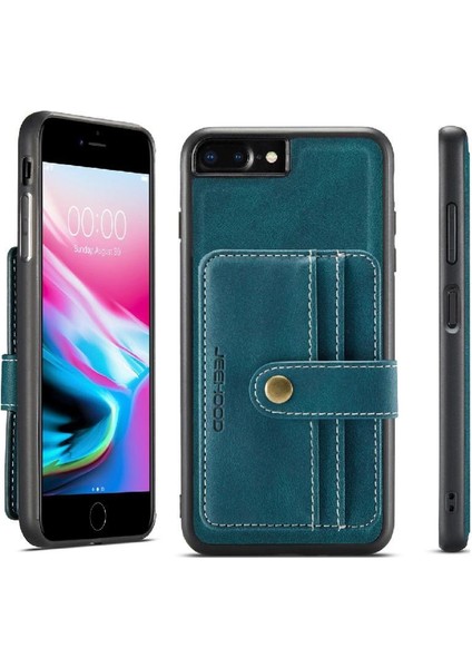 IPhone 7 Için Kılıf Artı/8 Artı Rfıd Engelleme Cüzdan Kablosuz Şarj (Yurt Dışından)