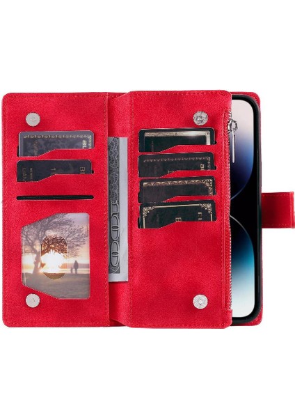 El Kayışı Kart Tutucu ile IPhone 16 Pro Kickstand Için Flip Case Getirmek (Yurt Dışından) indirimleri