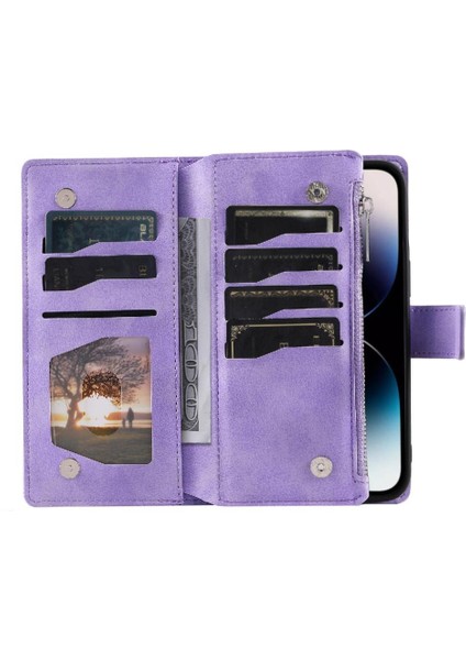 IPhone 16 Için Flip Case Artı Çoklu Kartlar Totem Cüzdan Kılıf Kartı Getirmek (Yurt Dışından) modelleri