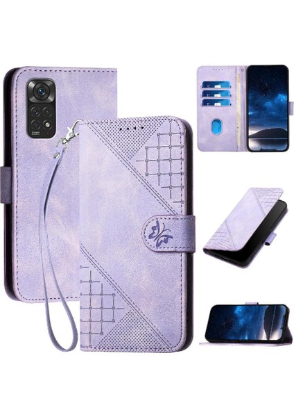 Xiaomi Redmi Not 11S Için Flip Case ve Kredi Kartı Yuvası Yüksek Kalite Kılıf (Yurt Dışından)