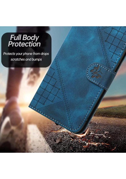 Xiaomi Redmi Not 9 Için Flip Case Kabartmalı Kelebek Yüksek Kaliteli Deri (Yurt Dışından)