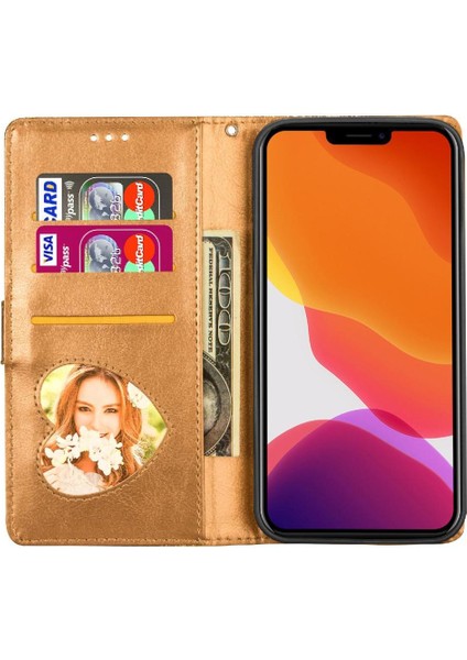 IPhone 14 Için Fermuar Cep Durumda Artı Pu Deri Kart Tutucu Glitter Vaka (Yurt Dışından)