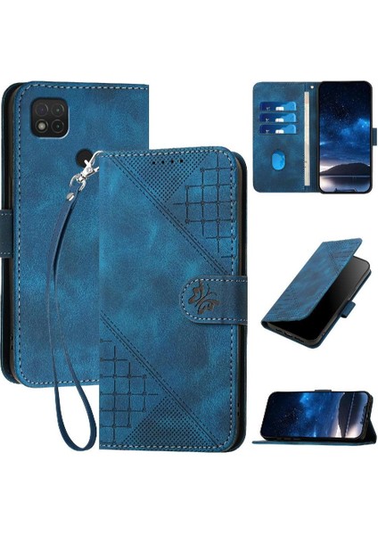 Xiaomi Redmi 9c Için Flip Case Yüksek Kalite Deri Telefon Kılıfı ve Kredi (Yurt Dışından)