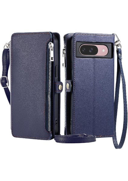Google Piksel 9 Uzun Kordon Rfıd Engelleme Fermuar Faturaları Için Crossbody Durumda (Yurt Dışından)