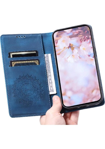 Google Piksel 9/9 Pro Pu Deri Kart Ekleme Yan Toka Için Flip Case (Yurt Dışından)